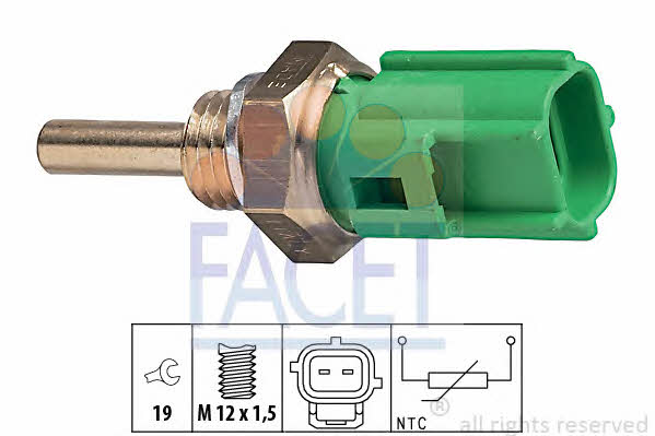 Facet 7.3177 Coolant temperature sensor 73177 73177 Facet Coolant temperature sensor