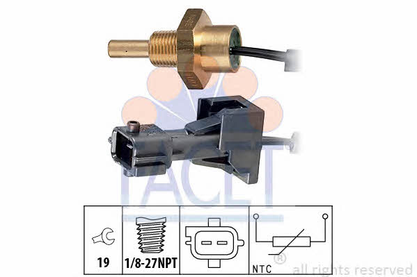 Facet 7.3253 Coolant temperature sensor 73253