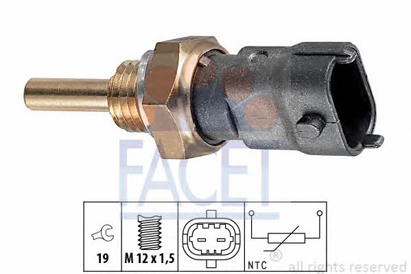 Facet 7.3264 Coolant temperature sensor 73264 73264 Facet Coolant temperature sensor
