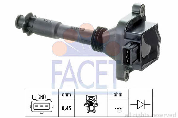 Facet 9.6214 Ignition coil 96214