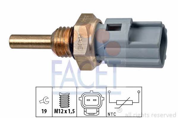 Facet 7.3334 Coolant temperature sensor 73334 73334 Facet Coolant temperature sensor