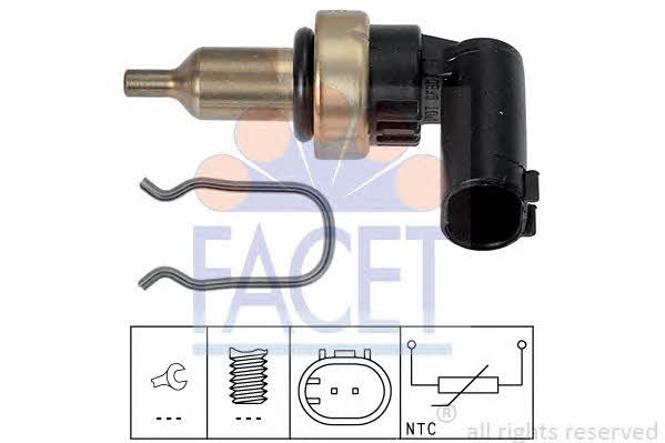 Facet 7.3343 Coolant temperature sensor 73343 73343 Facet Coolant temperature sensor