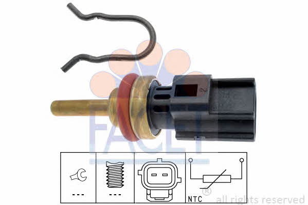 Facet 7.3346 Coolant temperature sensor 73346 73346 Facet Coolant temperature sensor