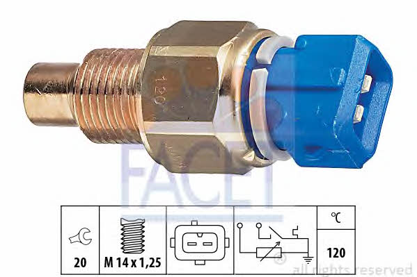 Facet 7.3558 Coolant temperature sensor 73558