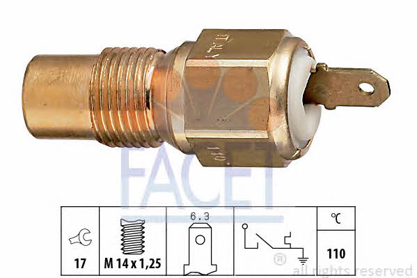 Exhaust system Citroen AX: 74030 Facet Coolant temperature sensor