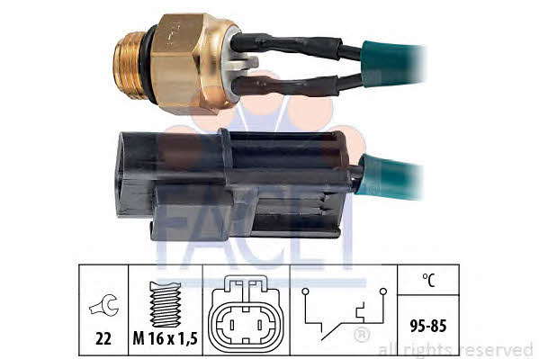 Facet 7.5100 Fan switch 75100