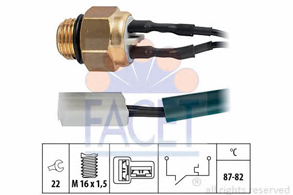 Facet 7.5199 Fan switch 75199