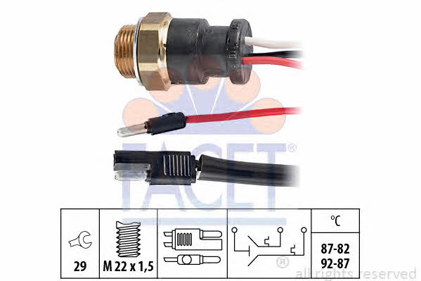 Facet 7.5601 Fan switch 75601