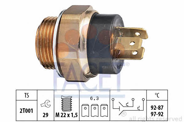 Facet 7.5612 Fan switch 75612