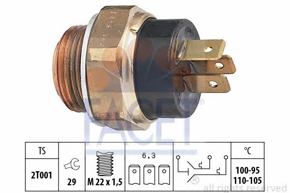 Facet 7.5619 Fan switch 75619