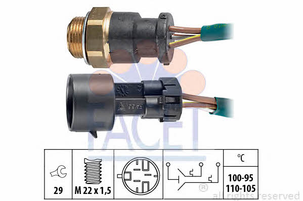 Facet 7.5633 Fan switch 75633