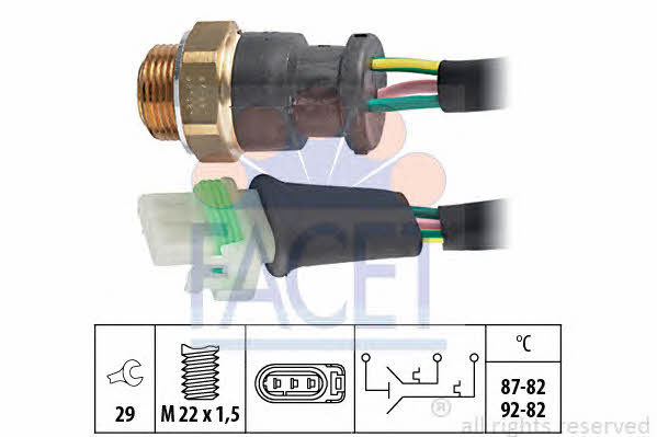 Facet 7.5661 Fan switch 75661