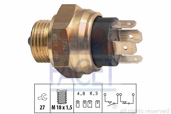 Facet 7.6153 Reverse gear sensor 76153