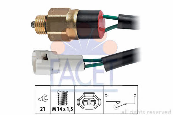 Facet 7.6155 Reverse gear sensor 76155