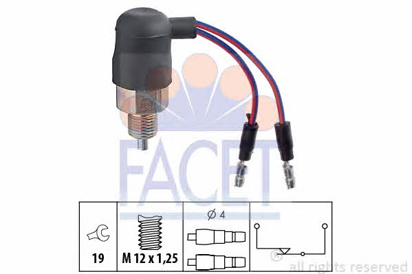 Facet 7.6322 Reverse gear sensor 76322