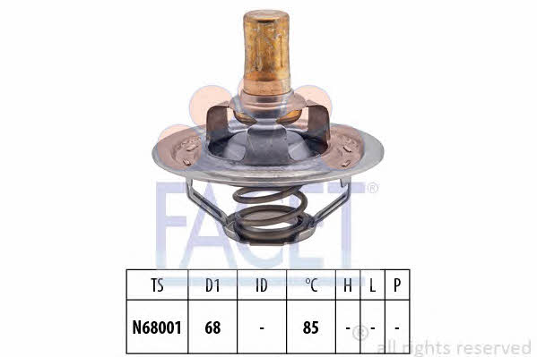 Facet 7.8310S Thermostat, coolant 78310S