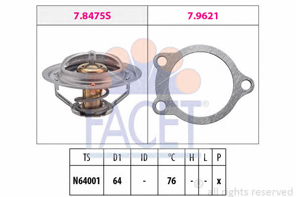  7.8475 Thermostat, coolant 78475