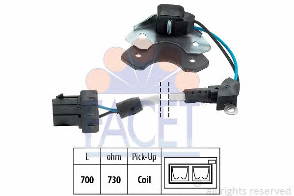 Facet 8.4961/1 Crankshaft position sensor 849611