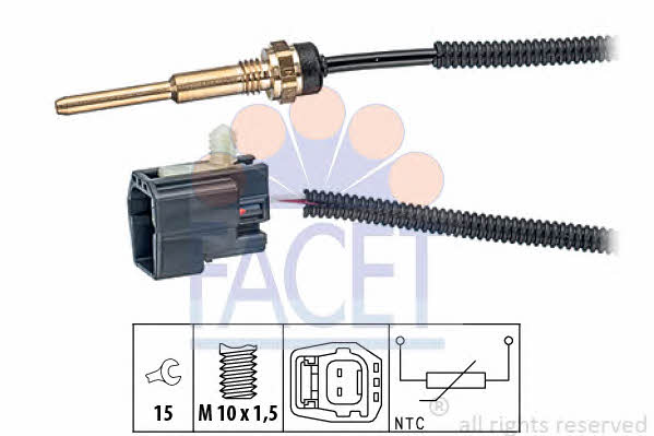 Facet 7.3331 Coolant temperature sensor 73331