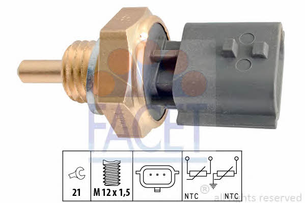 73365 Facet Coolant temperature sensor
