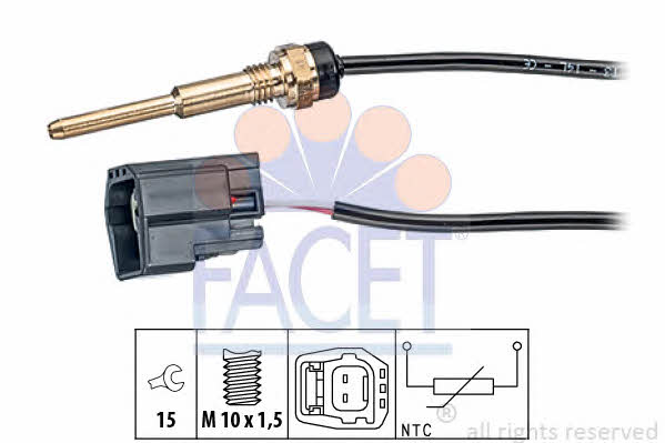 Facet 7.3289 Coolant temperature sensor 73289