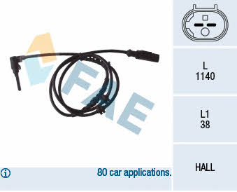 FAE 78084 Sensor ABS 78084