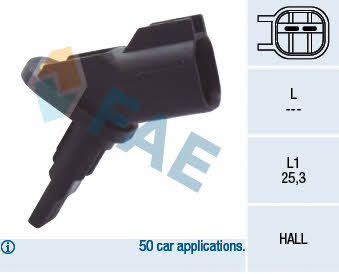 FAE 78094 Sensor ABS 78094 78094 FAE Sensor ABS