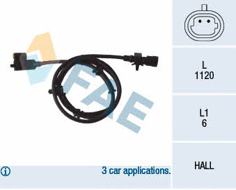 FAE 78105 Sensor ABS 78105