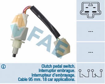 FAE 24604 Brake light switch 24604