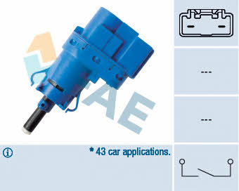 FAE 24853 Brake light switch 24853