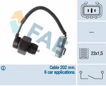 FAE 40891 Reverse gear sensor 40891
