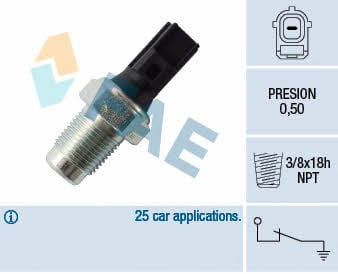 FAE 12615 Oil pressure sensor 12615