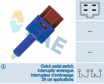 FAE 24454 Brake light switch 24454