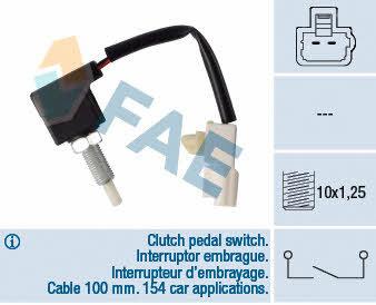 FAE 24547 Clutch pedal position sensor 24547