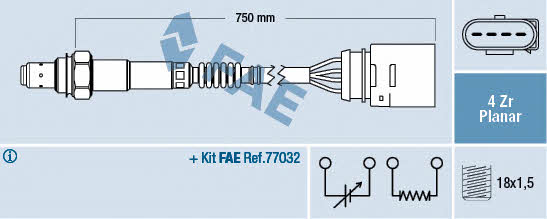 77911 FAE Lambda sensor