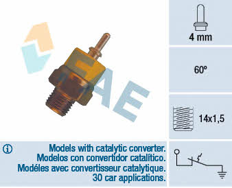 FAE 35880 Fan switch 35880