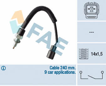 FAE 40586 Reverse gear sensor 40586