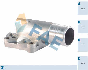 FAE 54311 Coolant pipe flange 54311