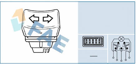 FAE 61240 Power window button 61240