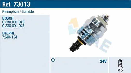 FAE 73013 Injection pump valve 73013