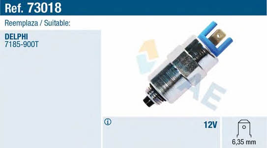 FAE 73018 Injection pump valve 73018