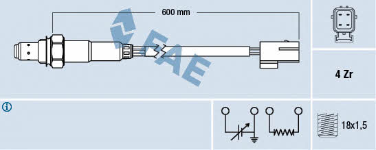 FAE 77179 Lambda sensor 77179