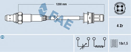 FAE 77276 Lambda sensor 77276