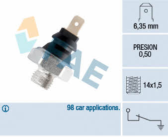 FAE 11250 Oil pressure sensor 11250