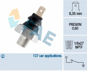 FAE 11420 Oil pressure sensor 11420