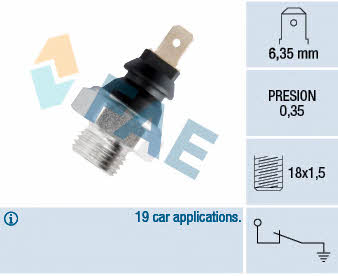 FAE 11620 Oil pressure sensor 11620