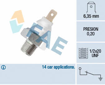 FAE 11700 Oil pressure sensor 11700