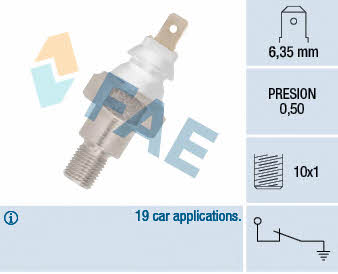FAE 11710 Oil pressure sensor 11710