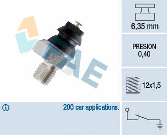 FAE 12200 Oil pressure sensor 12200