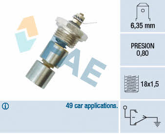 FAE 12270 Oil pressure sensor 12270